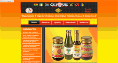 Desktop Screenshot of cliqueltd.com